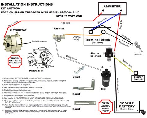 ford tractor 12 volt conversion free wiring diagrams 